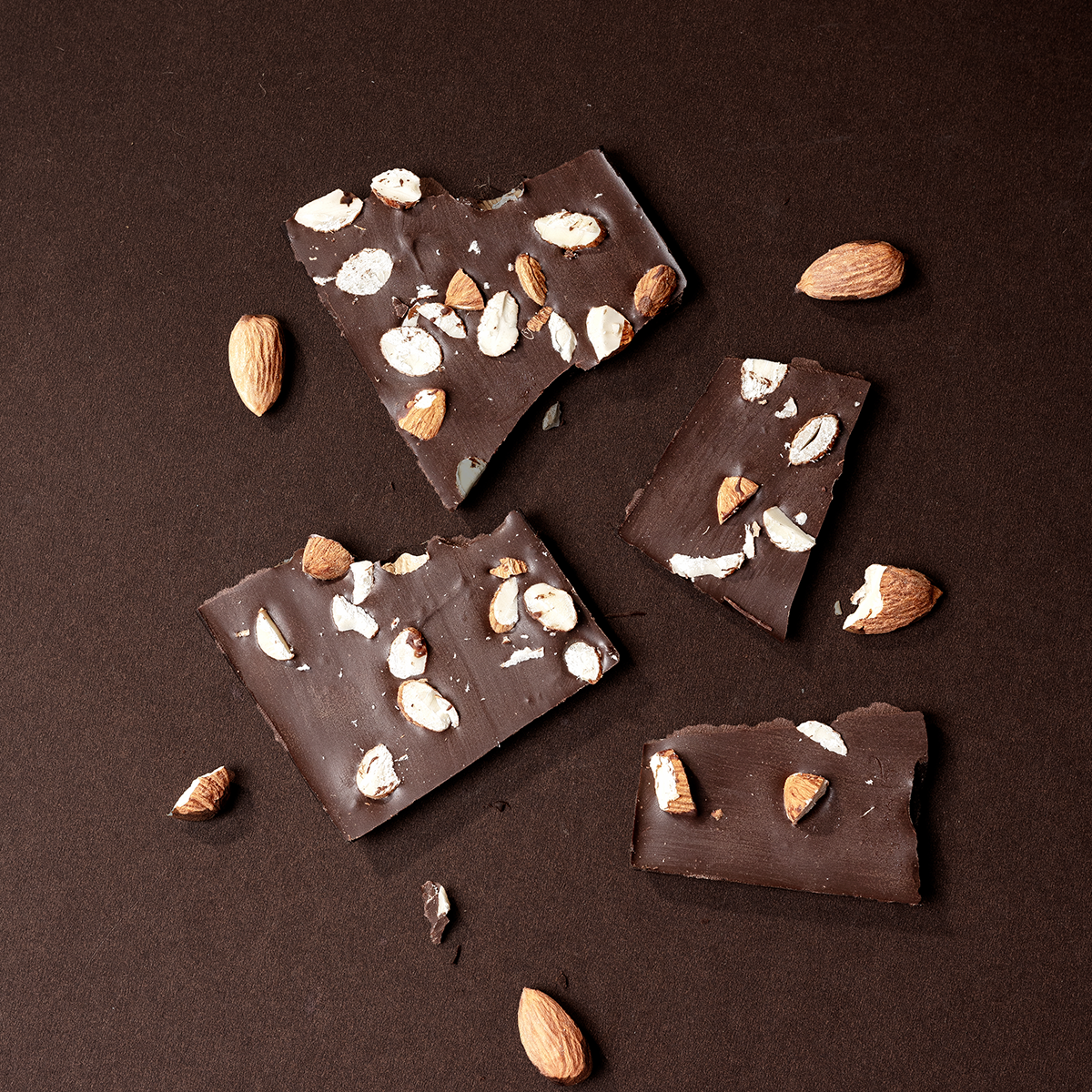 82% Single Origin Dark Chocolate with Almond