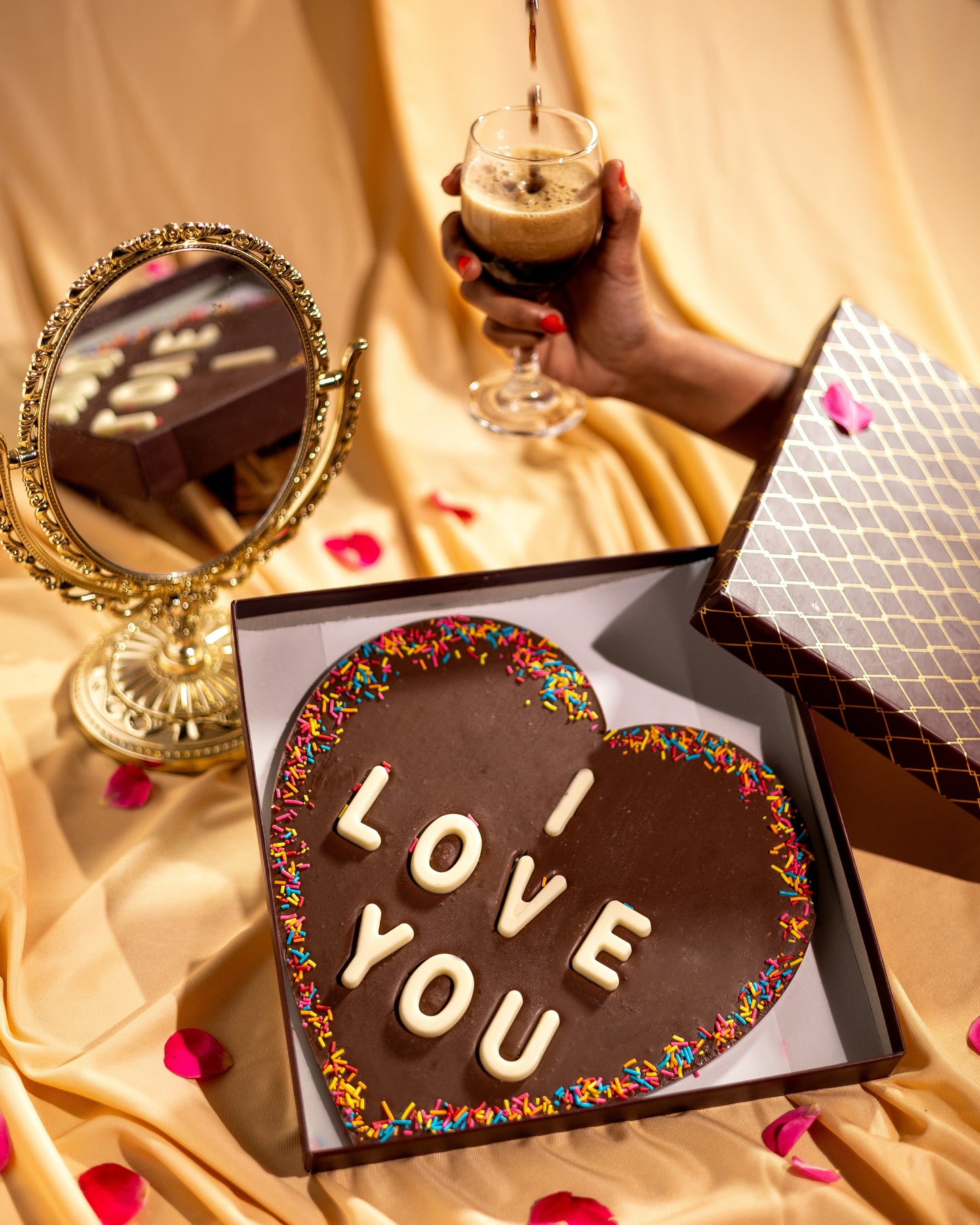 Personalized Heart Chocolate
