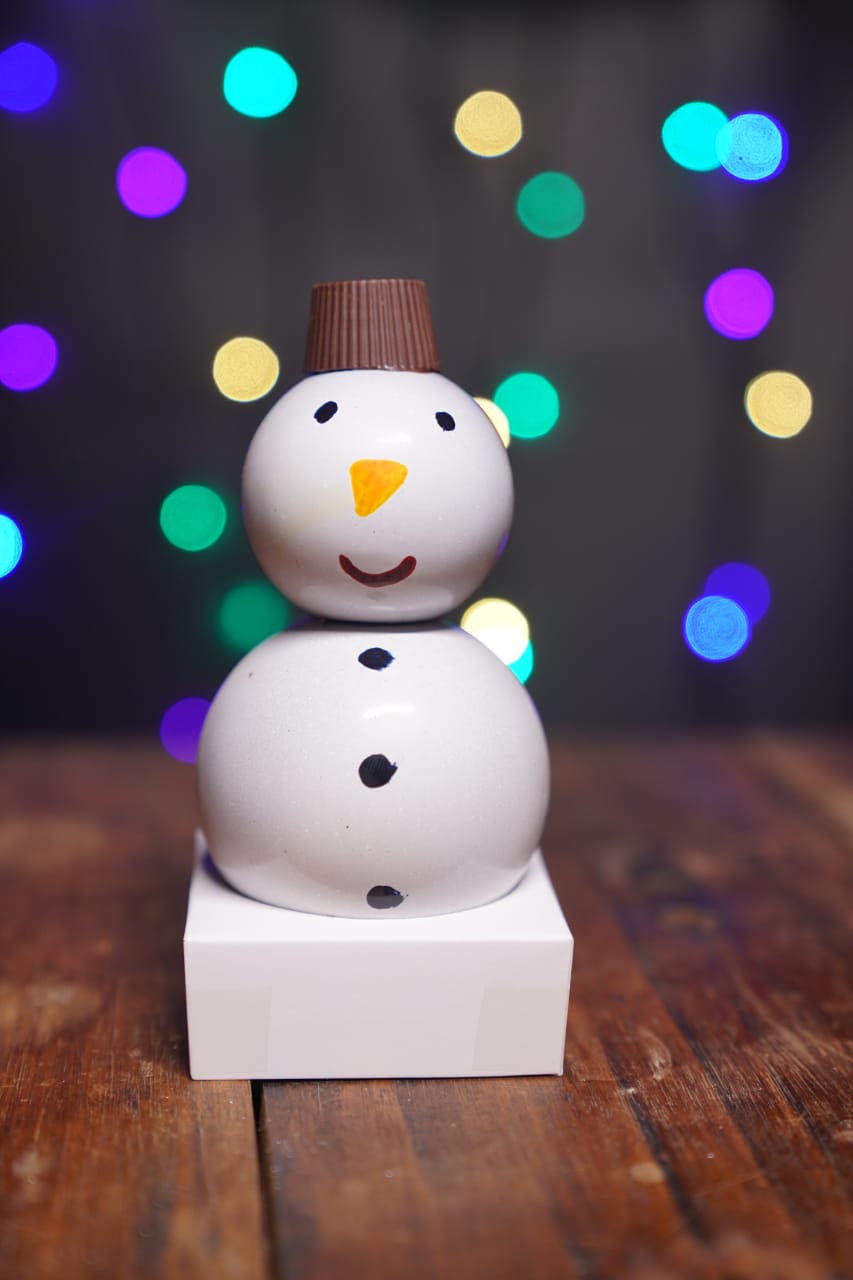 Snow Man Chocolate Ball